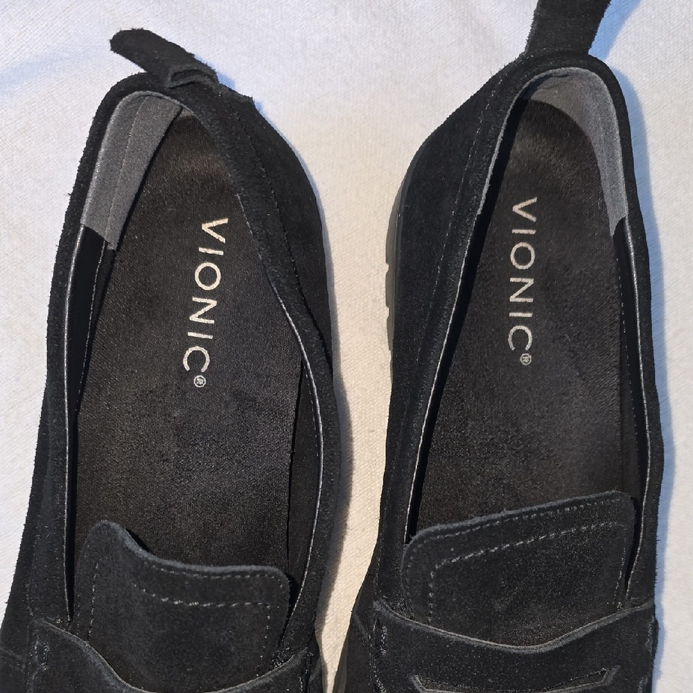 Vionic Women's Classic Black Slip-On Loafers 9.5 - Picture 5 of 10